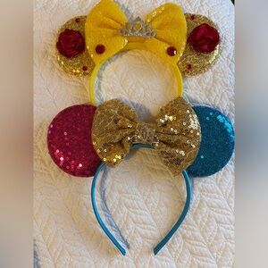 Set of 2 Mouse Ears Headbands